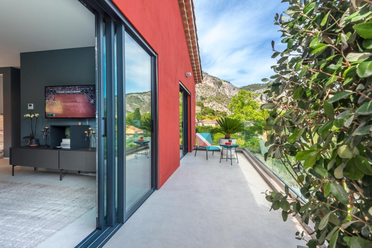 Deluxe VILLA GRAZIELLA 200 M FROM THE BEACH Èze Exterior foto
