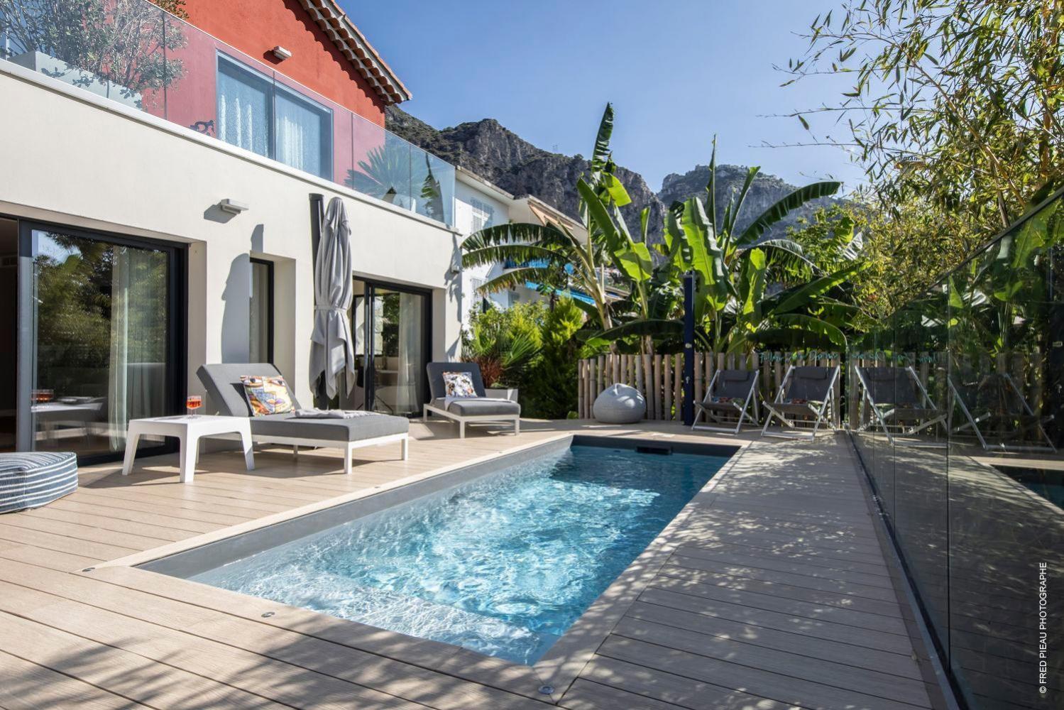 Deluxe VILLA GRAZIELLA 200 M FROM THE BEACH Èze Exterior foto